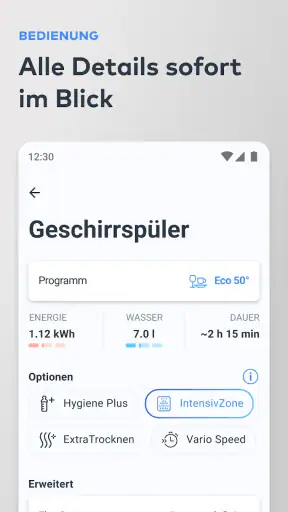 Home Connect screenshot