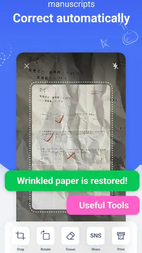 Homework Scanner: Remove Notes screenshot