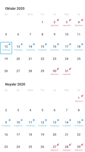 Homiladorlik davri screenshot