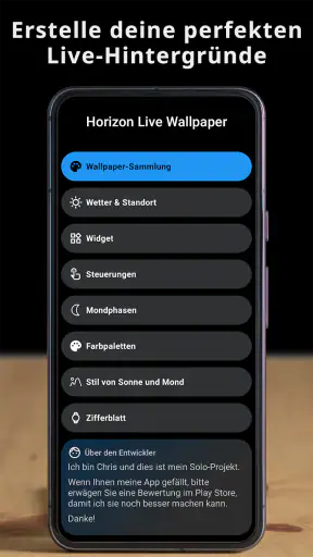 Horizon Live Wallpapers screenshot
