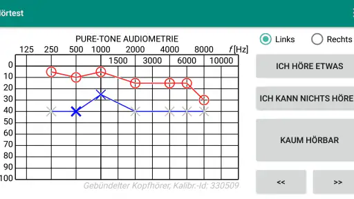 Hörtest screenshot