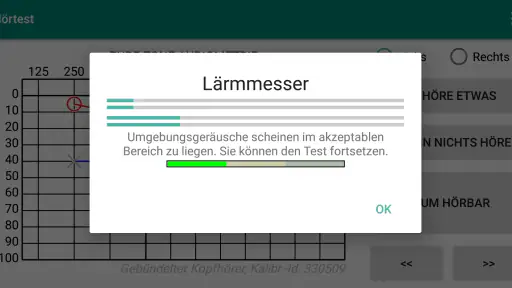 Hörtest screenshot