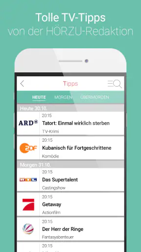 HÖRZU TV Programm als TV-App screenshot