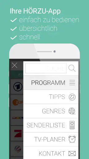 HÖRZU TV Programm als TV-App screenshot