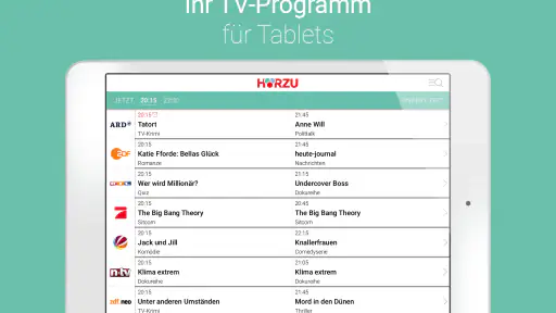 HÖRZU TV Programm als TV-App screenshot
