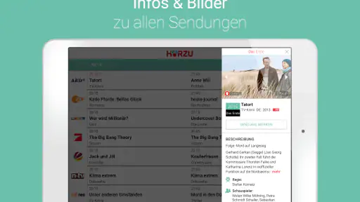 HÖRZU TV Programm als TV-App screenshot