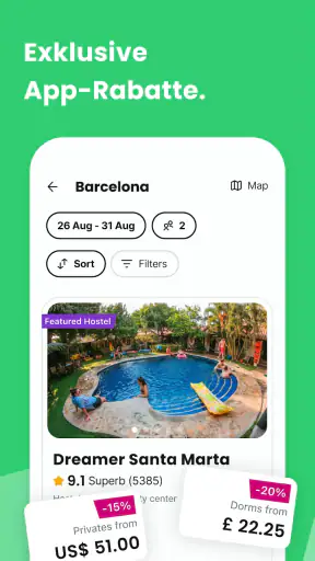 Hostelworld: Hostel Travel App screenshot