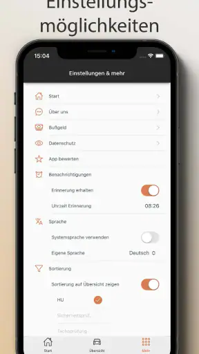 HU Reminder - HU Erinnerung screenshot