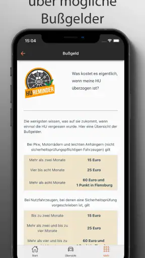 HU Reminder - HU Erinnerung screenshot