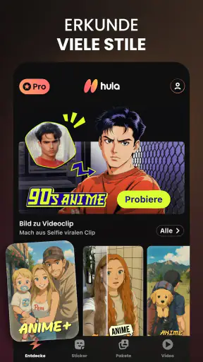 Hula - KI Video-Generator screenshot