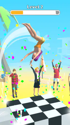 Human Flip: Springmeisterspiel screenshot