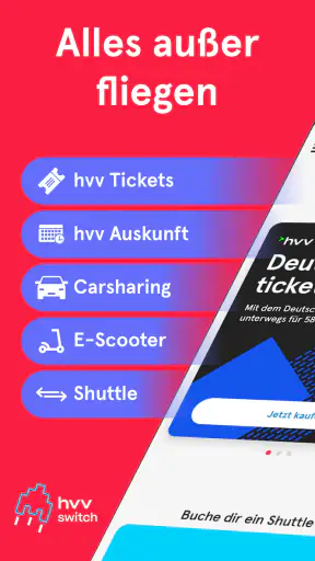hvv switch: ÖPNV & Sharing screenshot