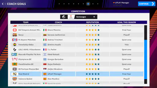 iBasketball Manager 23 screenshot
