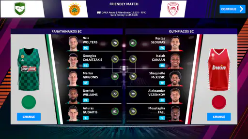iBasketball Manager 23 screenshot