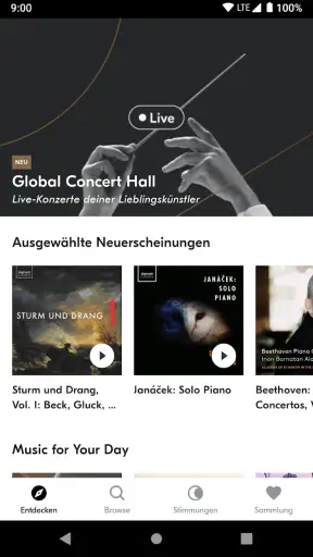 IDAGIO Klassik Streaming screenshot
