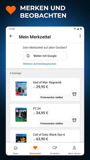 idealo: Produkt Preisvergleich screenshot
