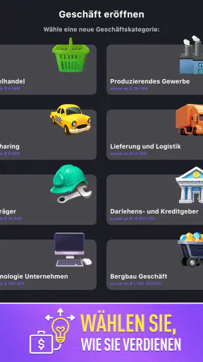 Idle Startup: Reichtum Klicker screenshot