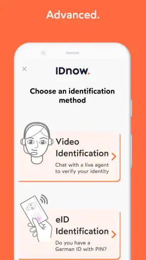IDnow Online-Ident screenshot