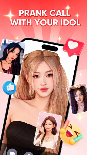 Idol Prank Video, Call & Chat screenshot