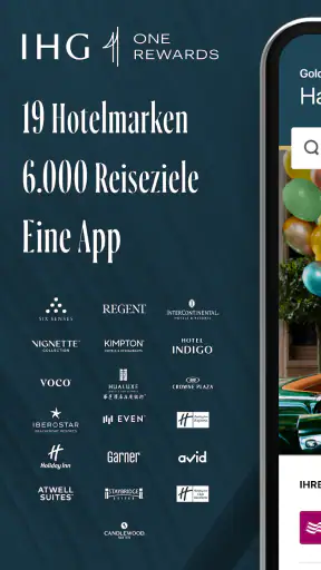 IHG Hotels & Prämien screenshot