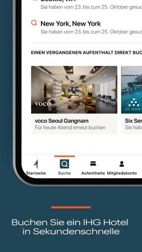 IHG Hotels & Prämien screenshot