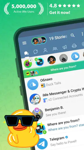 iMe: AI Messenger für Telegram screenshot