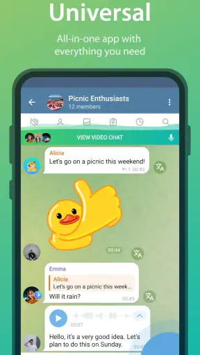 iMe: AI Messenger für Telegram screenshot