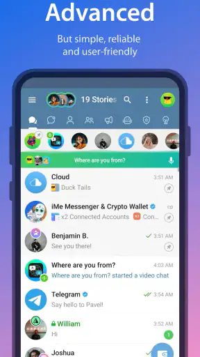 iMe: AI Messenger für Telegram screenshot