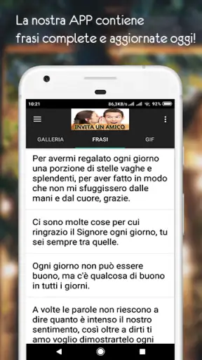 Immagini buongiorno Sera Notte screenshot