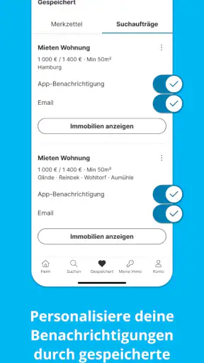 Immonet Immobilien Suche screenshot