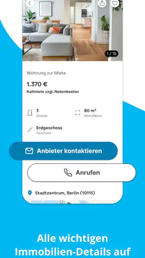 Immonet Immobilien Suche screenshot