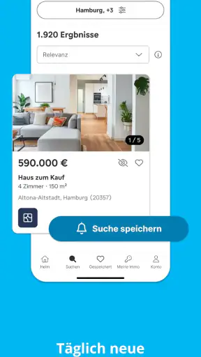 Immonet Immobilien Suche screenshot