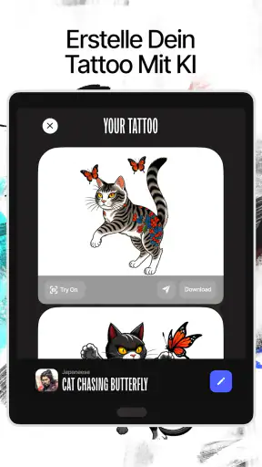 Ink AI – Tattoo designs app screenshot