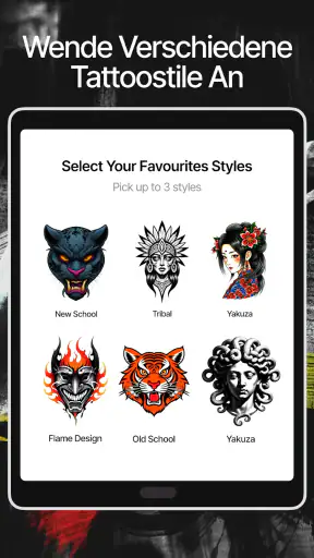 Ink AI – Tattoo designs app screenshot