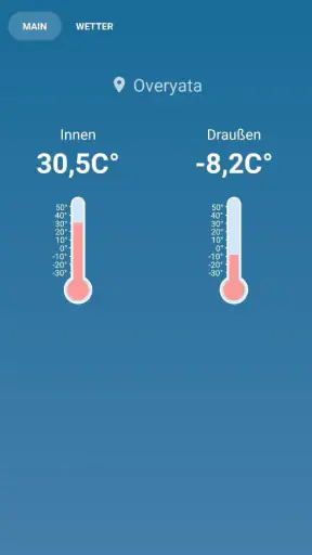 Innenthermometer screenshot