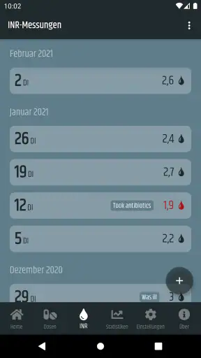 INR Tagebuch screenshot