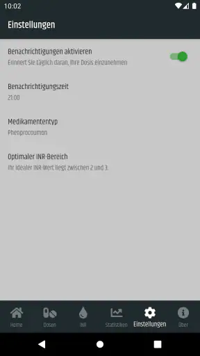 INR Tagebuch screenshot