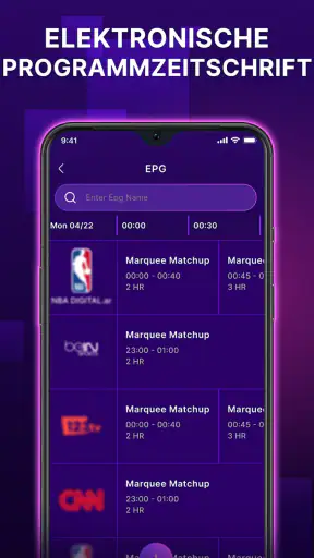 IPTV-Player, Live-TV screenshot