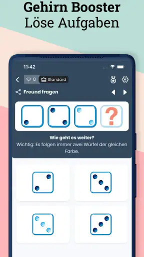 IQ Test Deutsch Gehirnjogging screenshot
