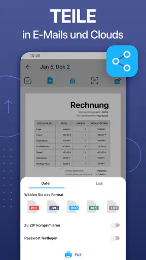 iScanner: PDF-Scanner-App. screenshot