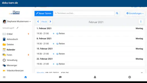 IServ screenshot