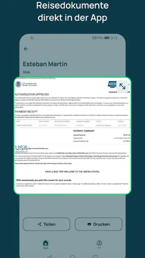 iVisa: ETA, eVisa, ESTA, Visa screenshot
