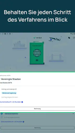 iVisa: ETA, eVisa, ESTA, Visa screenshot