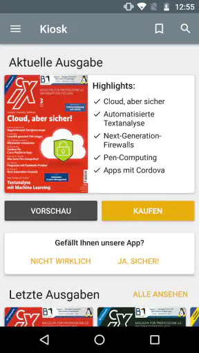 iX Magazin screenshot
