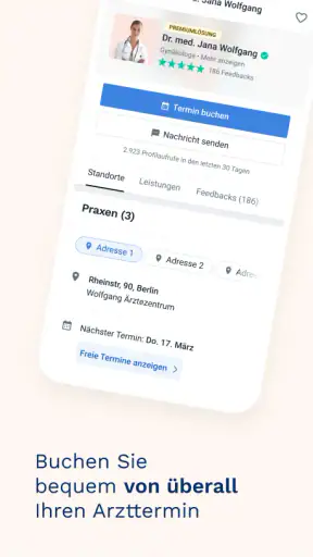 jameda: Ärzte finden & buchen screenshot