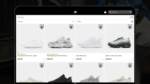 JD Sports screenshot