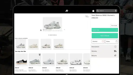 JD Sports screenshot
