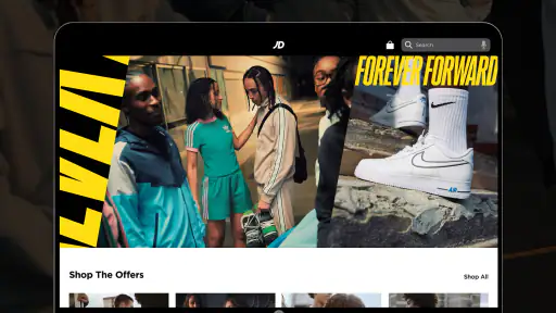 JD Sports screenshot