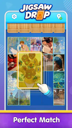 Jigsaw Drop: Solitaire Rätsel screenshot