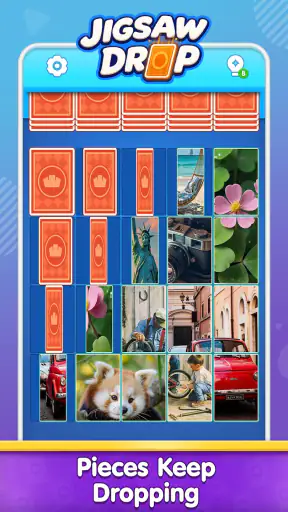 Jigsaw Drop: Solitaire Rätsel screenshot